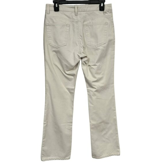 GAP Boot Cut Khaki Classic 5 Pocket All Cotton Jeans Sz 4R - Picture 3 of 4